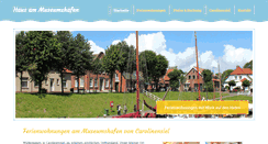 Desktop Screenshot of haus-am-museumshafen.de